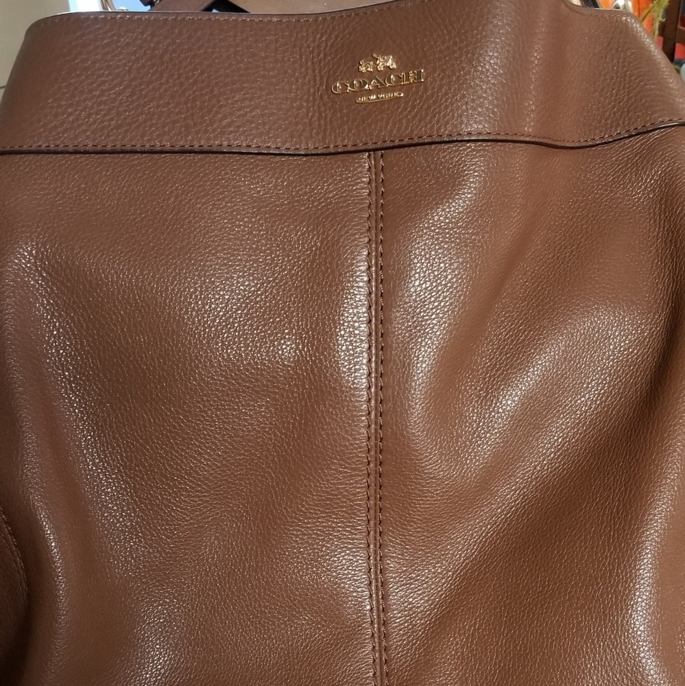 Coach cognac Lexi purse